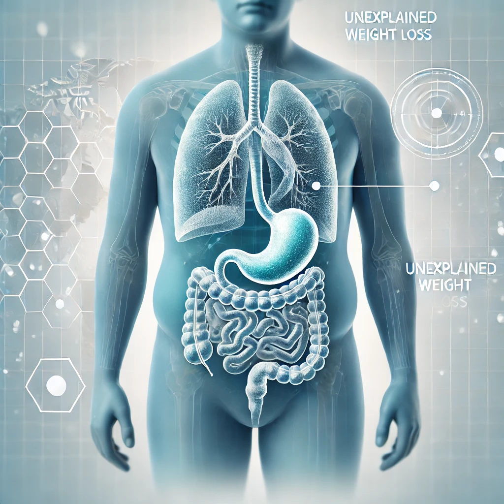 unexplained weight loss as a symptom of lung cancer